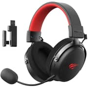 Havit H2015 PRO Wired Wireless Over Ear Gaming Headphone Black Red