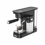 Arzum OKKA Barista Solo M Capsule & Semi-Automatic Espresso Machine – Integrated Milk Tank, Capsule or Ground Coffee – Black & Chrome – OK0060-05