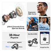 Oraimo True Wireless Earbuds Bluetooth 6.0 with AI Translation 35H Playtime – Graphite Black – OPN-371