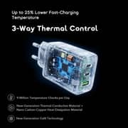 Oraimo HyperGaN 701 3-Port 70W Wall Charger - White - OCW-5701E