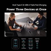 Oraimo HyperGaN 701 3-Port 70W Wall Charger - White - OCW-5701E