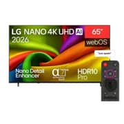 LG 65 Inch NANO 4K AI Smart TV NU83 with Magic Remote – 65NU830B6LA
