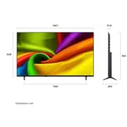LG 65 Inch NANO 4K AI Smart TV NU83 with Magic Remote – 65NU830B6LA