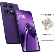 Motorola Signature Swarovski Edition 5G 512GB 16GB RAM PANTONE Violet Indigo Dual Sim Smartphone + Swarovski Buds + Screen Damage Protection