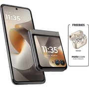 Motorola Razr 70 5G 256GB 8GB RAM PANTONE Hematite Dual Sim Smartphone + Swarovski Buds + Screen Damage Protection