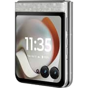 Motorola Razr 70 5G 256GB 8GB RAM PANTONE Bright White Dual Sim Smartphone + Buds Bass + Screen Damage Protection