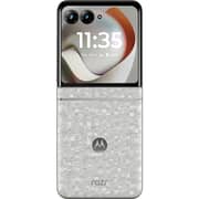 Motorola Razr 70 5G 256GB 8GB RAM PANTONE Bright White Dual Sim Smartphone + Buds Bass + Screen Damage Protection