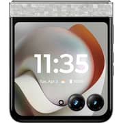 Motorola Razr 70 5G 256GB 8GB RAM PANTONE Bright White Dual Sim Smartphone + Buds Bass + Screen Damage Protection