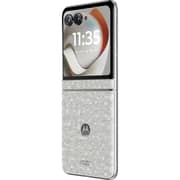 Motorola Razr 70 5G 256GB 8GB RAM PANTONE Bright White Dual Sim Smartphone + Buds Bass + Screen Damage Protection