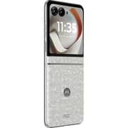 Motorola Razr 70 5G 256GB 8GB RAM PANTONE Bright White Dual Sim Smartphone + Buds Bass + Screen Damage Protection