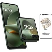 Motorola Razr 70 Plus 5G 256GB 12GB RAM PANTONE Mountain View Dual Sim Smartphone + Swarovski Buds + Screen Damage Protection