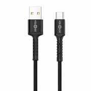 ZeroTech USB-A to Micro USB Charging Cable 30W with TPE Grip – Black – ZPCC-M301H