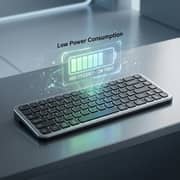 ZeroTech 2.4G Wireless Keyboard with Scissor Keys and USB Dongle – Black – ZPCK-WLAAAG