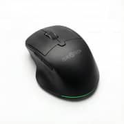 ZeroTech Lightweight Wired & Wireless Mouse 2.4G + Bluetooth with RGB Backlight – Black – ZPCM-WWLIBP