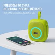 ZeroTech Portable Speaker with Ambient Lighting, 25 Watt IPX5 - Lime Green - ZPCS-P35GN