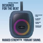 ZeroTech Bluetooth Portable Speaker with Ambient Lighting 25 Watt IPX5 - Grey - ZPCS-P35-GR