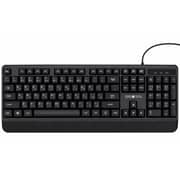 ZeroTech Wired Keyboard USB 1.5m Cable Low-Profile - Black - ZK-W2