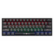 ZeroTech Wired Low-Profile Keyboard with Laser-Etched Keys – Black – ZK-WM1