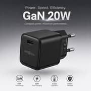 ZeroTech GaN Fast Wall Charger USB-C PD - Black - ZA-201 20W
