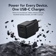 ZeroTech GaN Fast Wall Charger USB-C PD - Black - ZA-201 20W