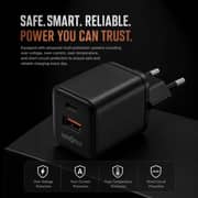 ZeroTech 35W GaN Fast Charger with 2 Ports – Black – ZA-35