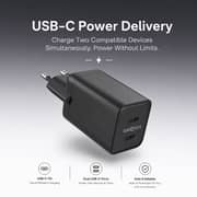ZeroTech GaN Fast Charger Dual USB-C PD - Black - ZA-65 65W