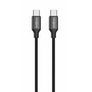 ZeroTech USB-C to USB-C Charging Cable 2m 60W Braided with Aluminium Connectors - Black - ZPCC-CC602A
