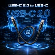 ZeroTech USB-C to USB-C Charging Cable 1m 60W Braided with Zinc Alloy Connectors – Black – ZPCC-CC601Z