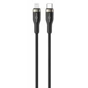 ZeroTech USB-C to Lightning Cable 1m 30W Braided with Zinc Alloy Connectors – Black – ZPCC-CL271Z