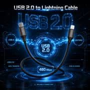 ZeroTech USB-C to Lightning Cable 1m 30W Braided with Aluminium Connectors – Black – ZPCC-CL271A