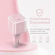 ZeroTech Crystal 20W Fast Charger – Pink – ZA-202P