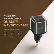 ZeroTech Crystal 20W Fast Charger – Black – ZA-202B