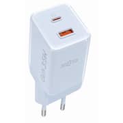 ZeroTech 35W Dual Charger USB-C+ USB-A Blue ZA-351BL
