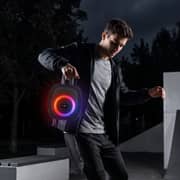 ZeroTech Bluetooth Portable Speaker with Ambient Lighting 25 Watt IPX5 - Black - ZPCS-P35BK