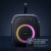 ZeroTech Bluetooth Portable Speaker with Ambient Lighting 25 Watt IPX5 - Black - ZPCS-P35BK