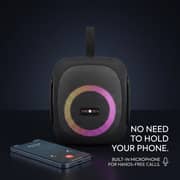 ZeroTech Bluetooth Portable Speaker with Ambient Lighting 25 Watt IPX5 - Black - ZPCS-P35BK