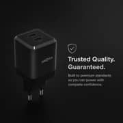 ZeroTech 70W Dual USB-C Multi FastCharger- Black-ZA-70B