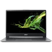 Acer Swift 1 SF114-32-C61Y Laptop - Celeron 1.1GHz 4GB 64GB Shared Win10 14inch FHD Sparkly Silver English/Arabic Keyboard