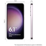 Samsung Galaxy S23 5G 256GB 8GB Lavender Dual Sim Smartphone - Middle East Version