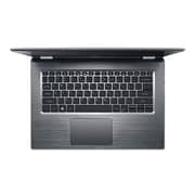 لابتوب إيسر سبين 3 SP314 يعمل باللمس وقابل للطي- معالج كور i3سرعة قراءة 2.7 جيجاهيرتز ذاكرة 4 جيجابايت و1 تيرابايت مشتركة ويندوز 10 شاشة قياس 14 بوصة FHD معدني