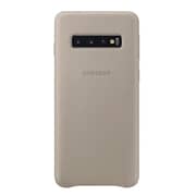 Samsung Leather Cover Grey For Galaxy S10