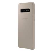 Samsung Leather Cover Grey For Galaxy S10