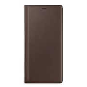 Samsung Leather Wallet Cover Brown For Galaxy Note 9