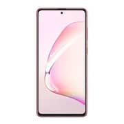 هاتف ذكي سامسونج نوت 10 لايت سعة 128 جيجابايت أورا أحمر 4G ثنائي الشريحة SMN770F