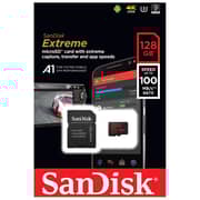 Sandisk Extreme MicroSDXC Card 128GB With SD Adapter