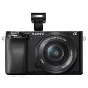 Sony Alpha A6100 APS-C Mirrorless Camera Black - ILCE6100LB + E PZ 16-50mm f/3.5-5.6 OSS Lens
