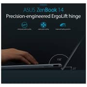 ASUS ZenBook 14 (2020) Laptop - 11th Gen / Intel Core i7-1165G7 / 14inch FHD / 16GB RAM / 1TB SSD / Shared Intel Iris X Graphics / Windows 10 / English & Arabic Keyboard / Pine Grey / Middle East Version - [UX425EA-HM046T]
