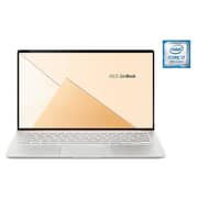 Asus ZenBook 14 UX433FLC-A5419T Laptop - Core i5 1.6GHz 16GB 256GB 2GB Win10 14inch FHD Icicle Silver English/Arabic Keyboard