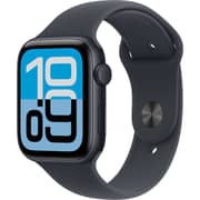 Apple Watch SE 3 GPS, 40mm Midnight Aluminum Case with Midnight Sport Band - M/L