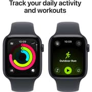 Apple Watch SE 3 GPS + Cellular, 44mm Midnight Aluminum Case with Midnight Sport Band - S/M